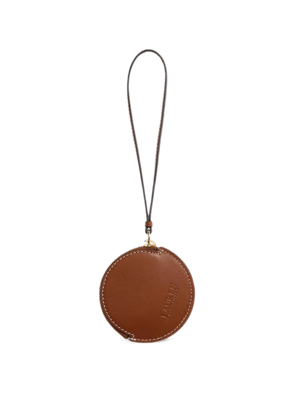 Lauren Ralph Lauren logo-plaque leather bag accessory - Marrone