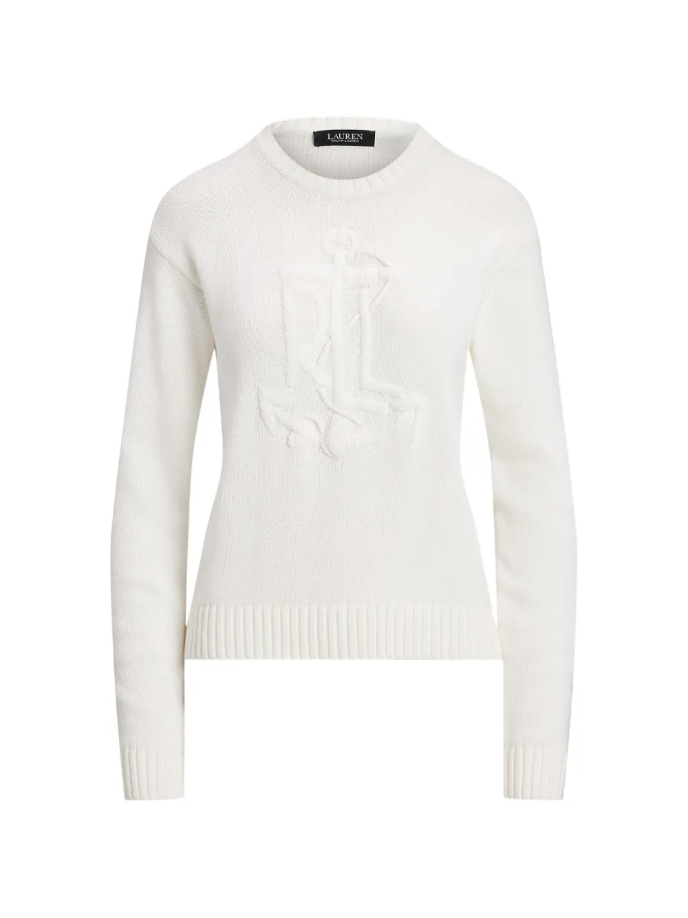 Lauren Ralph Lauren embroidered-logo sweater - Toni neutri