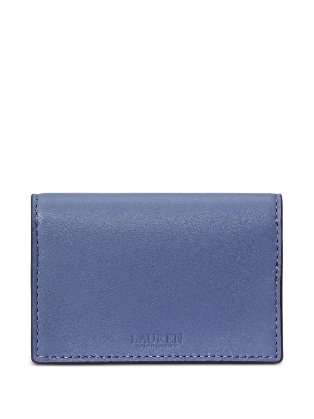 Lauren Ralph Lauren Kleine Tasha leren portemonnee Blauw