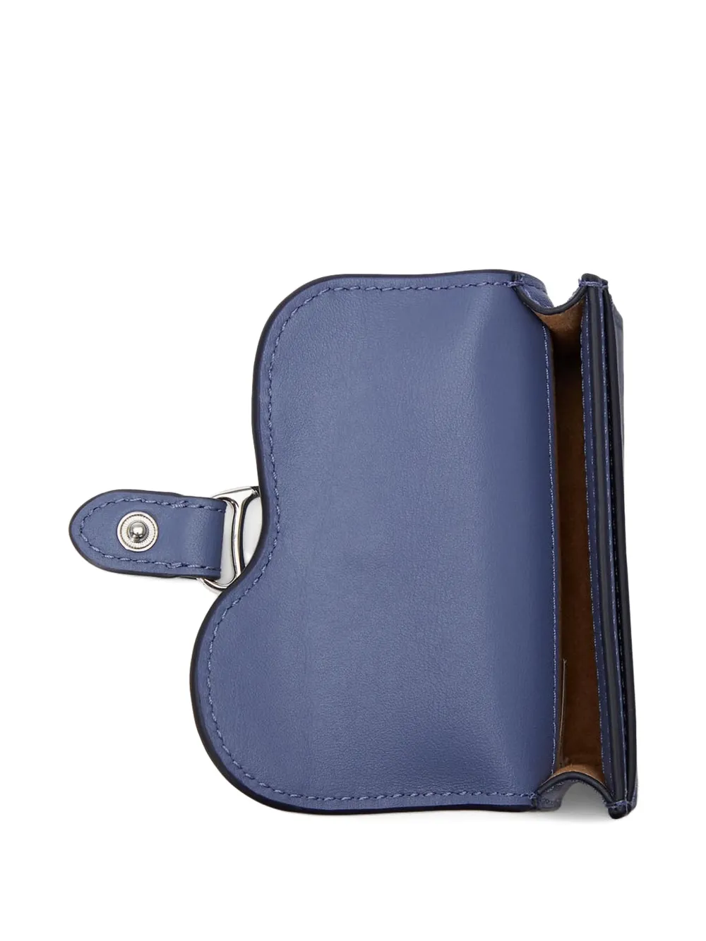Lauren Ralph Lauren Kleine Tasha leren portemonnee Blauw