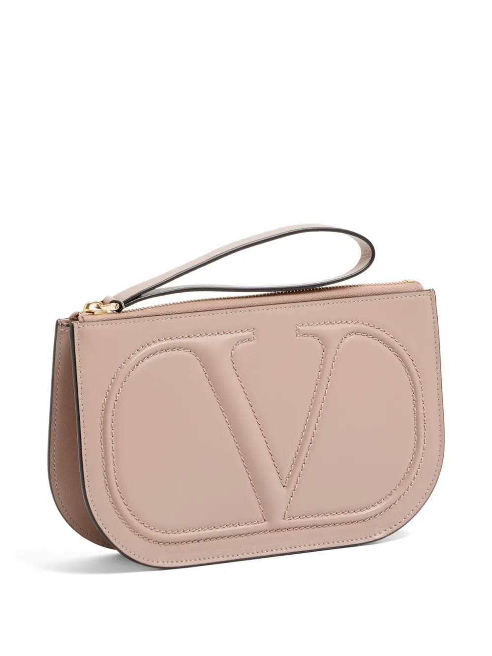 Valentino Garavani VLogo Walk kalfsleren buidel Roze