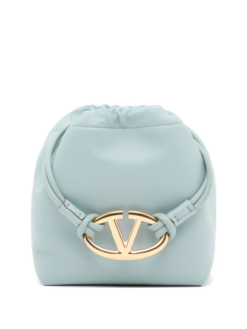 Valentino Garavani VLogo mini Pouf pouch bag in nappa - Blu