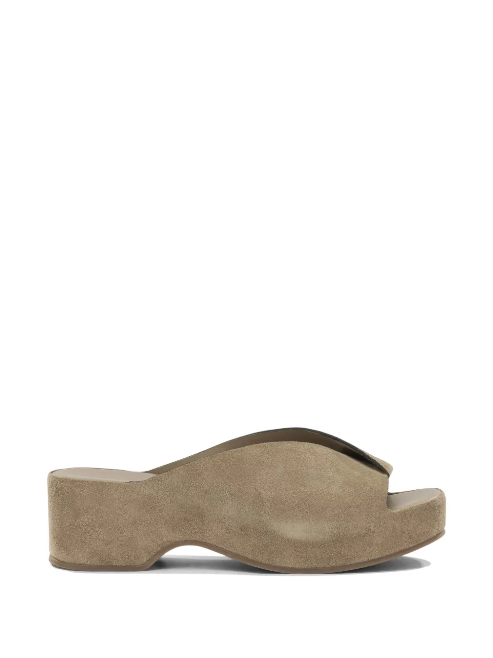 Del Carlo Horus crossover-strap suede sandals - Toni neutri