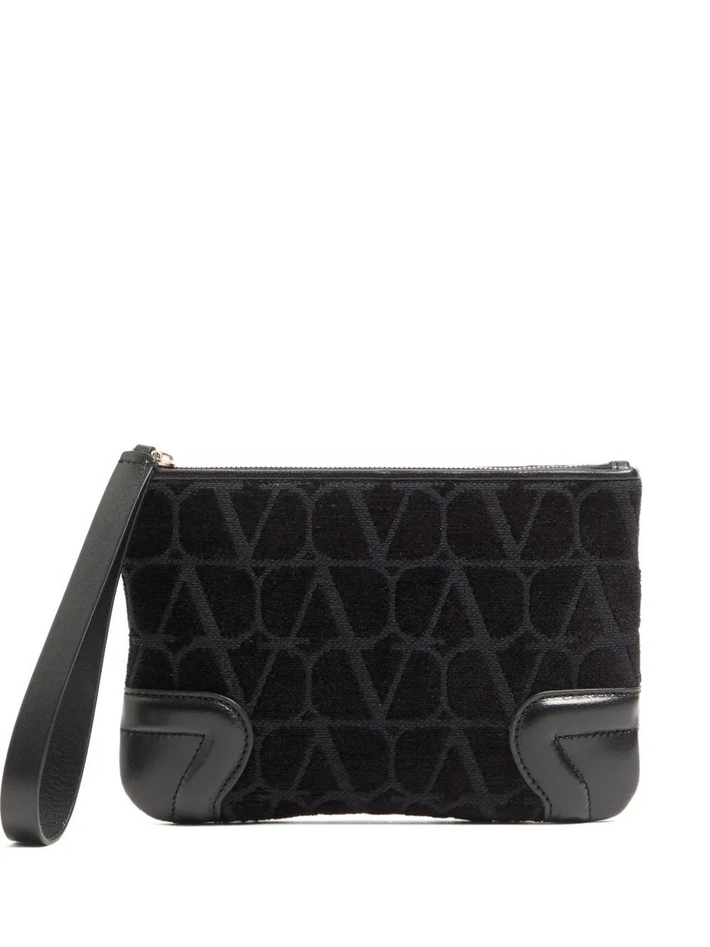Valentino Garavani Toile Iconographe pouch - Nero