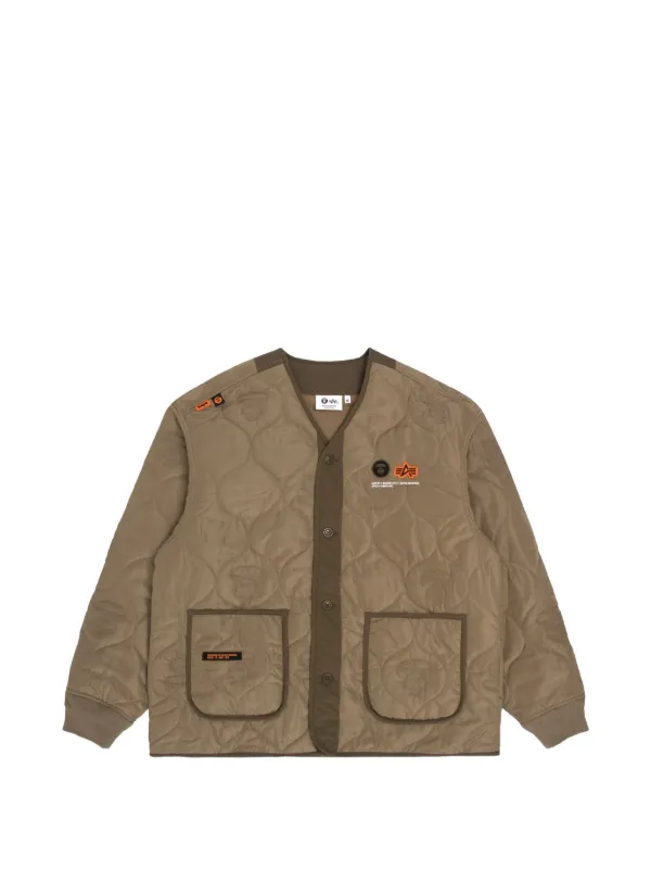 AAPE BY *A BATHING APE® X Alpha Industries Quilted M-65 Jacket