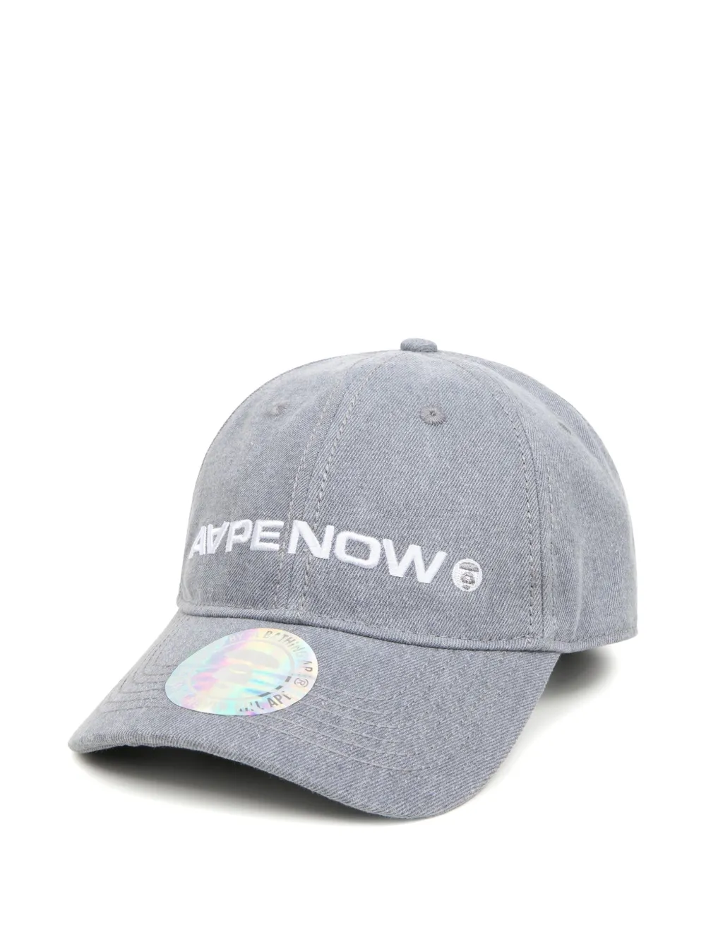 AAPE BY *A BATHING APE® moonface embroidered baseball cap · One Size