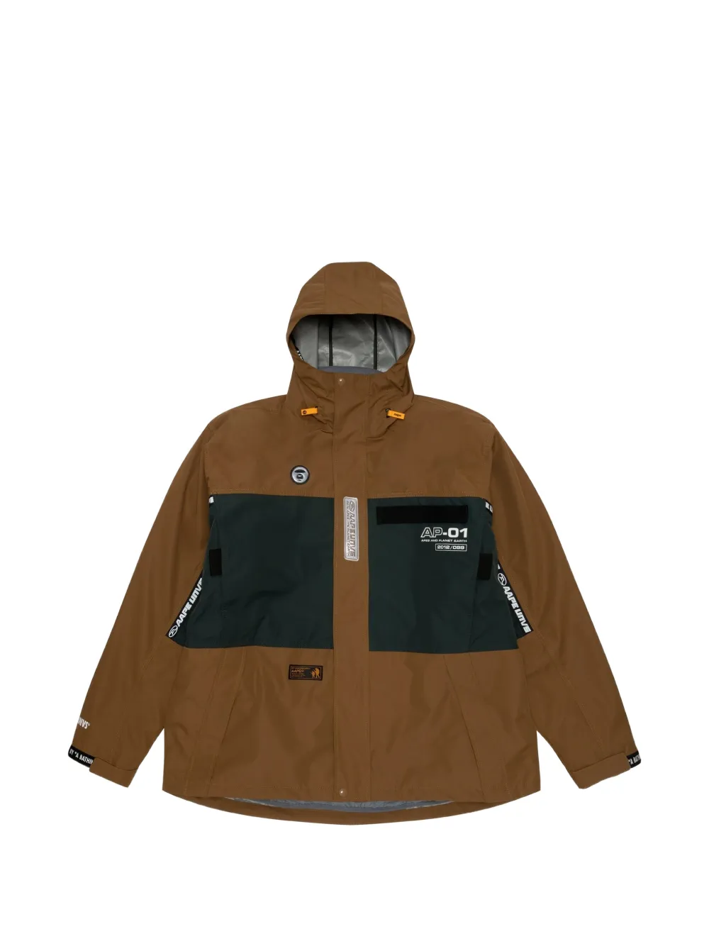 AAPE BY *A BATHING APE® moonface convertible utility jacket - Black