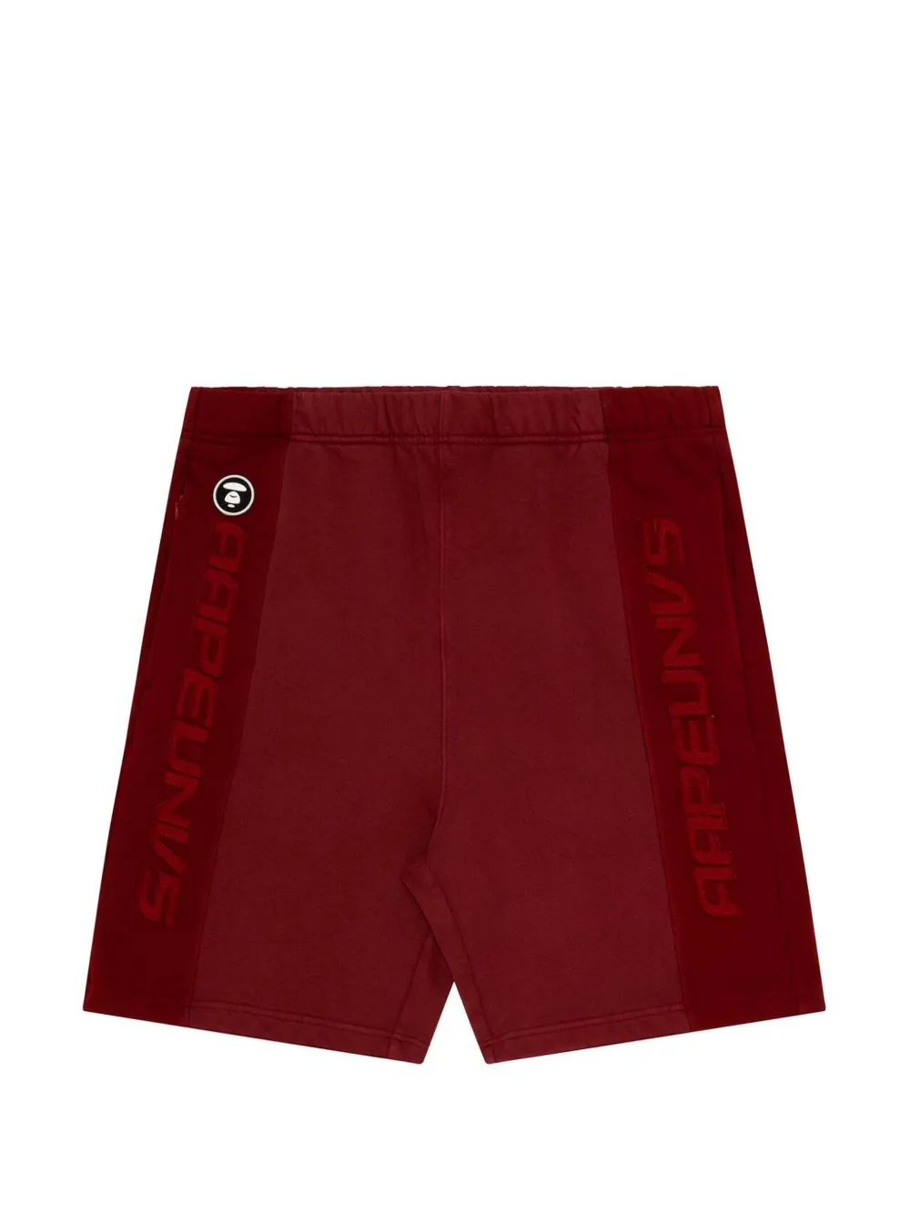 AAPE BY *A BATHING APE® moonface embroidered sweat shorts