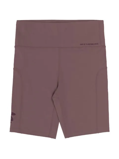 AAPE BY *A BATHING APE® moonface-print high-waisted shorts