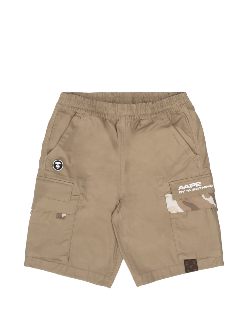 AAPE BY *A BATHING APE® moonface camo-print cargo shorts - Neutrals