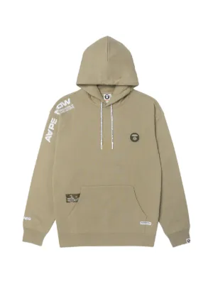 AAPE BY *A BATHING APE® embroidered-logo zip-up Hoodie | Yellow