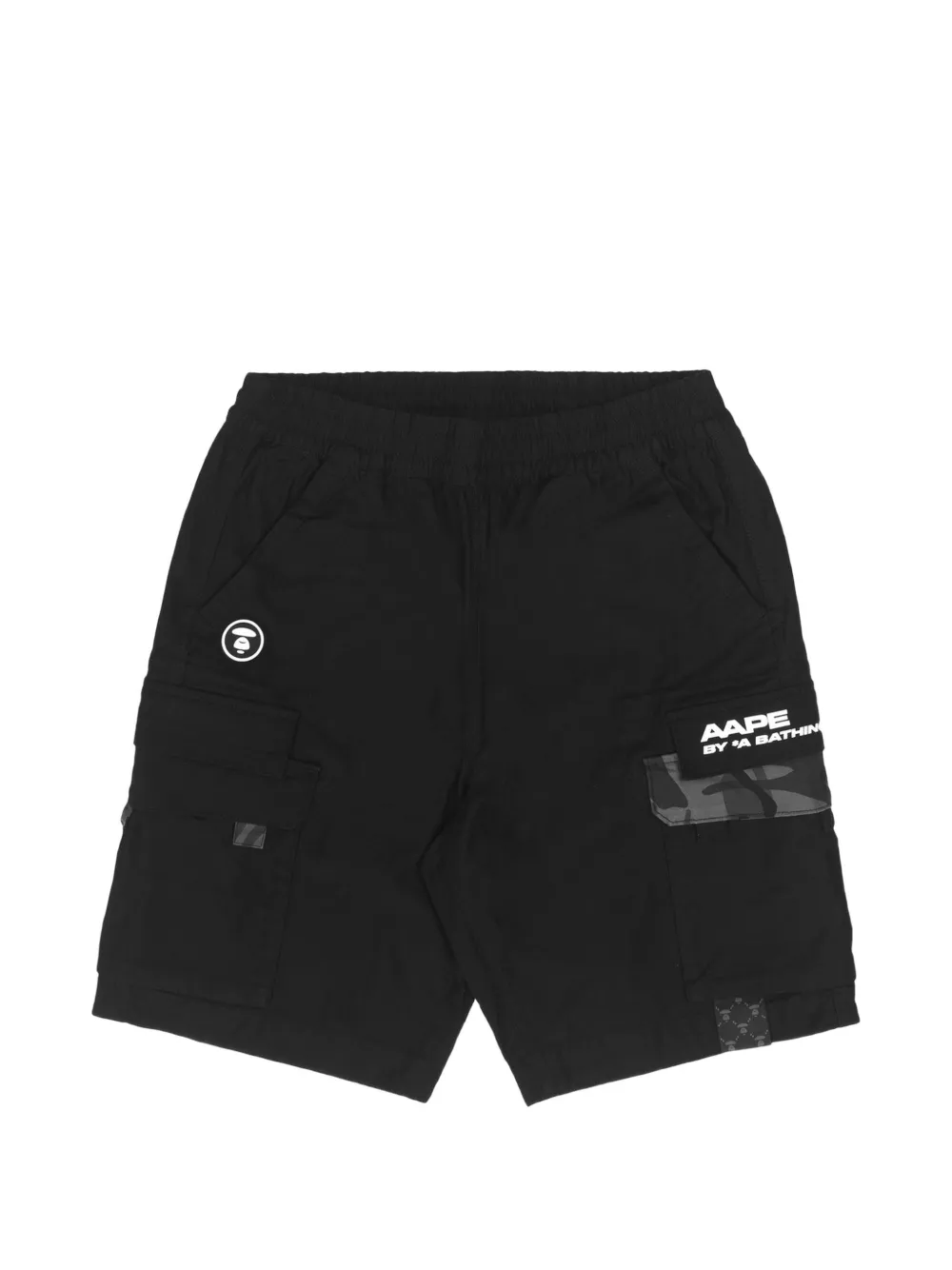 AAPE BY *A BATHING APE® Moonface camo cargo shorts - Neutrals
