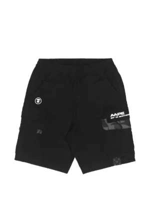 AAPE BY *A BATHING APE® printed-pocket Shorts | Black | FARFETCH