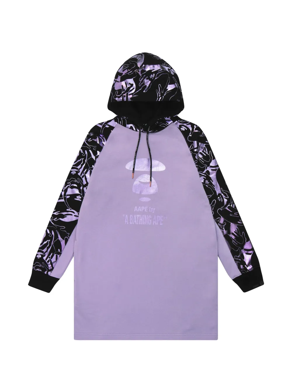 AAPE BY *A BATHING APE® Camo-print hoodie dress