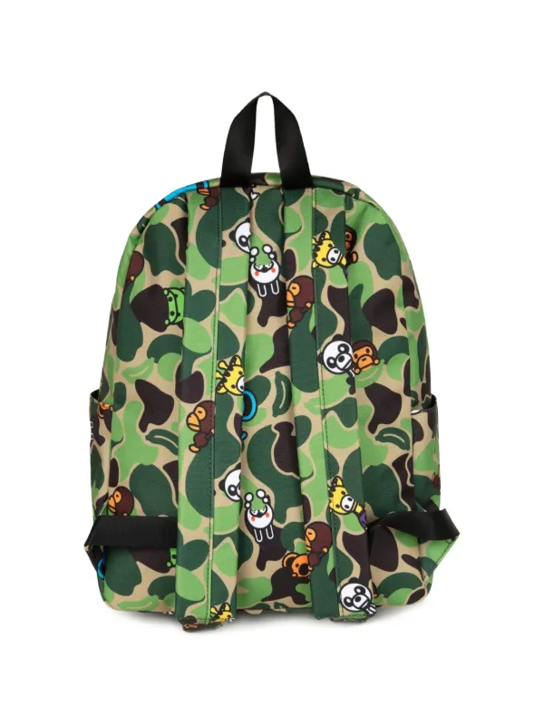 BABY MILO® STORE BY *A BATHING APE® Medium Printed Backpack | Blue