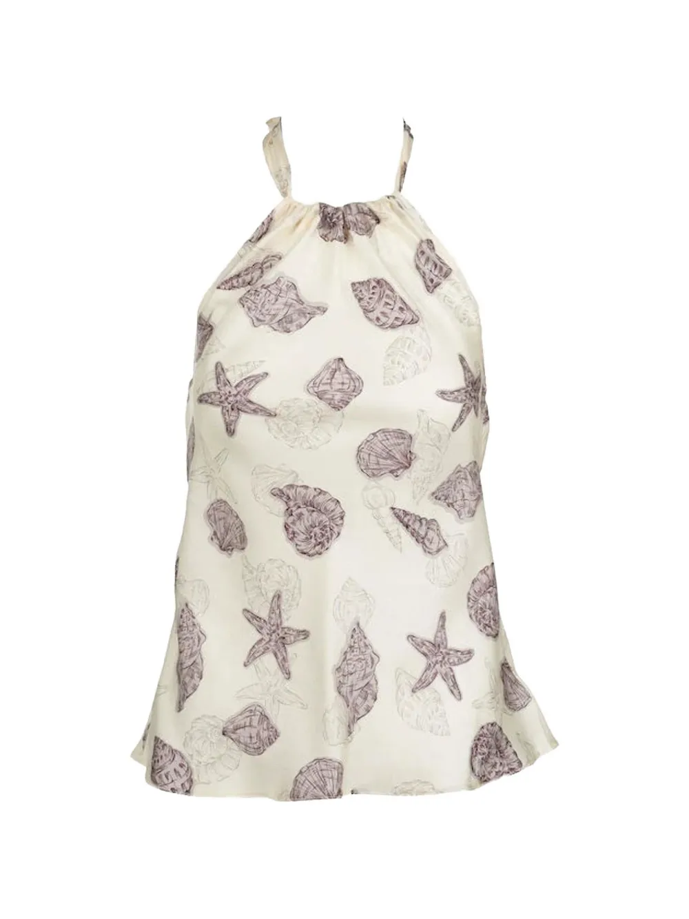 Marella Top con scollo all'americana - Toni neutri