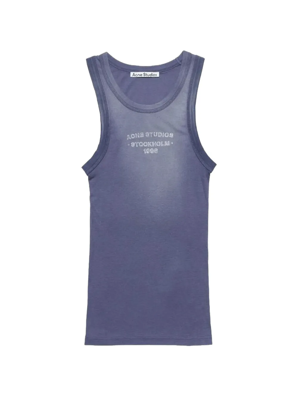 Acne Studios Canotta con logo - Blu