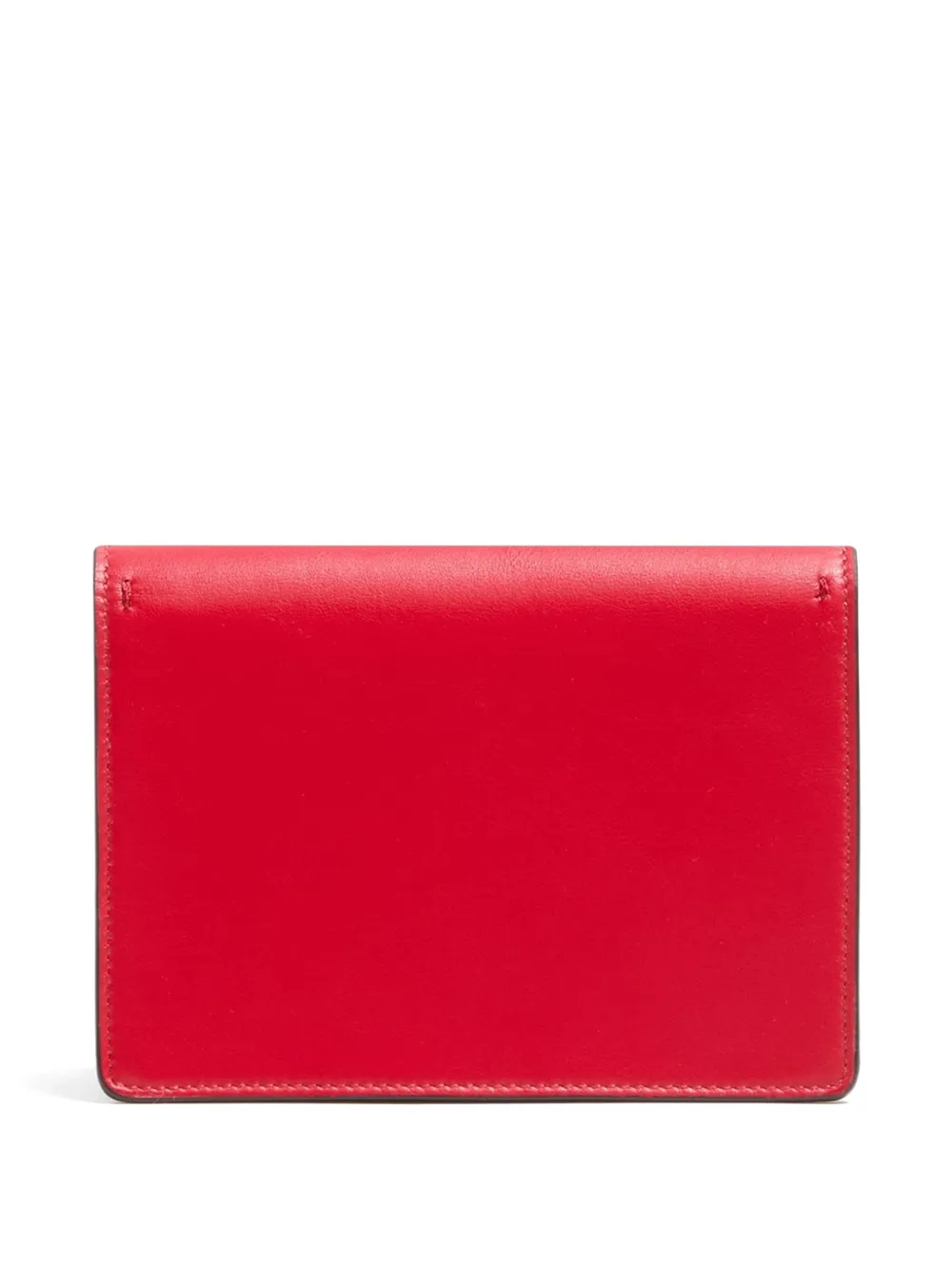 Valentino Garavani VLogo Walk kalfsleren buidel met ketting Rood