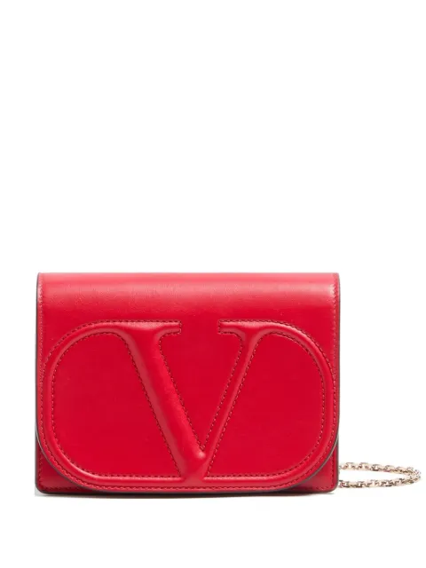 Valentino Garavani Vロゴ ウォーク レザーポーチ