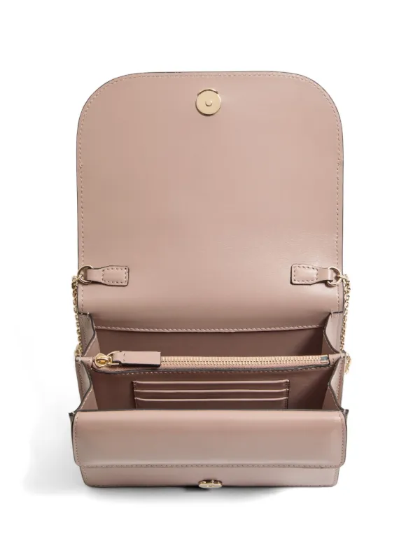 Valentino Garavani Pouch With VLogo Walk Calfskin Chain | Pink