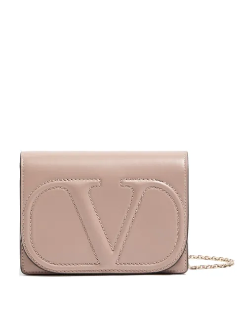 Valentino Garavani pouch with VLogo Walk calfskin chain