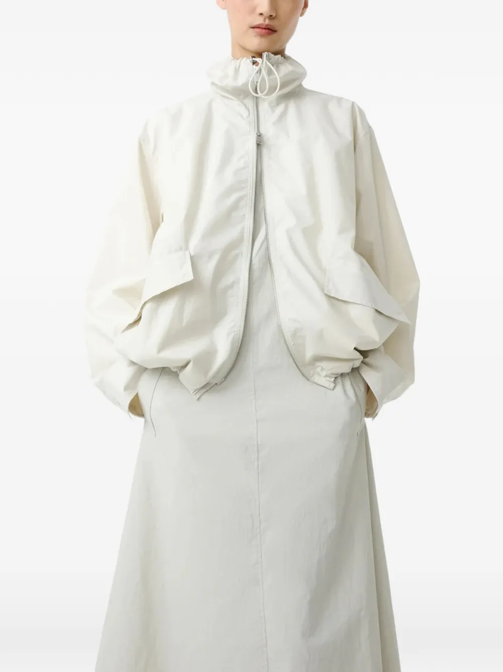 Studio Nicholson Lismore jack met rits Beige