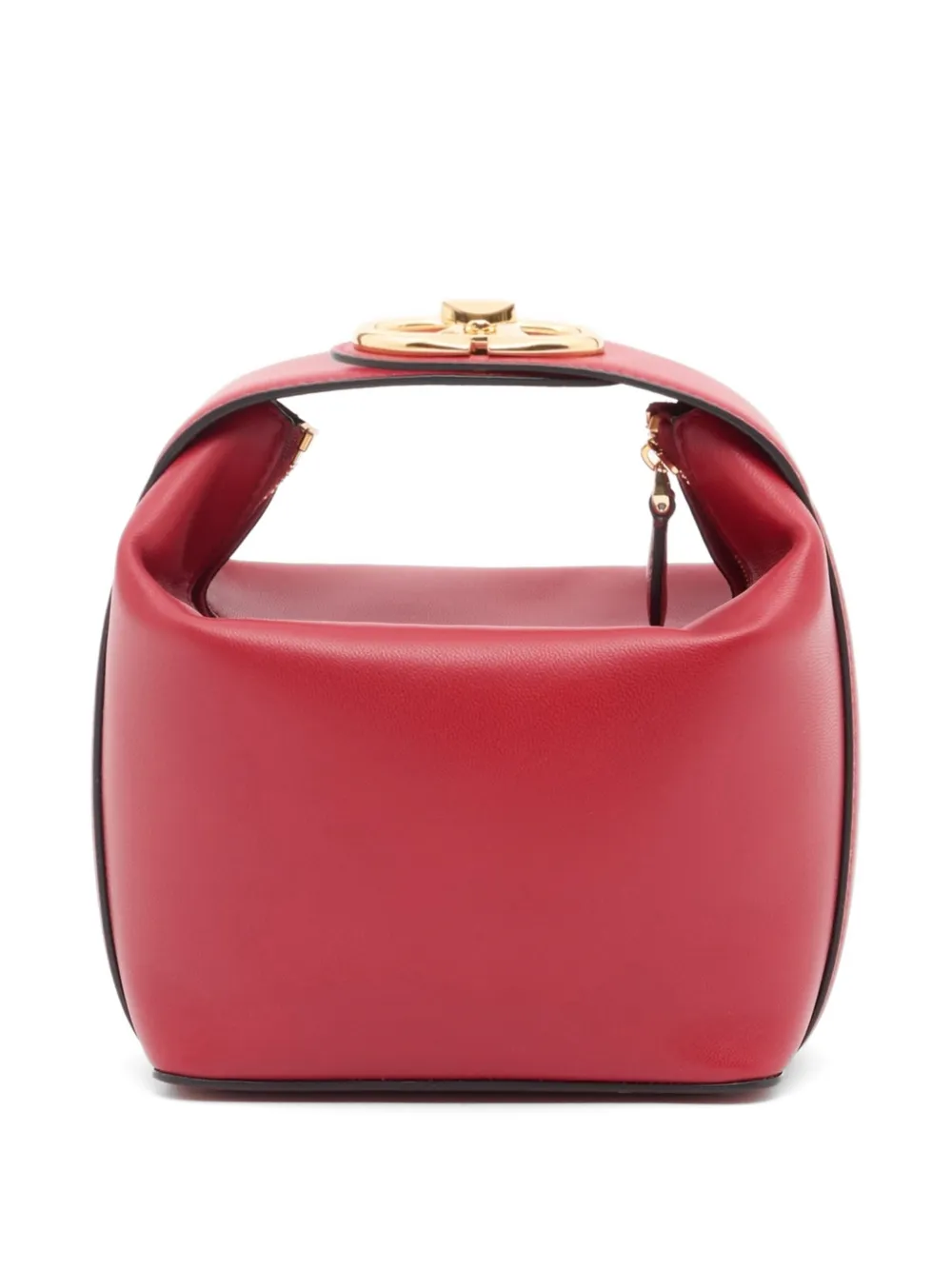 Valentino Garavani VLogo The Bold Edition nappa leren mini-handtas Rood