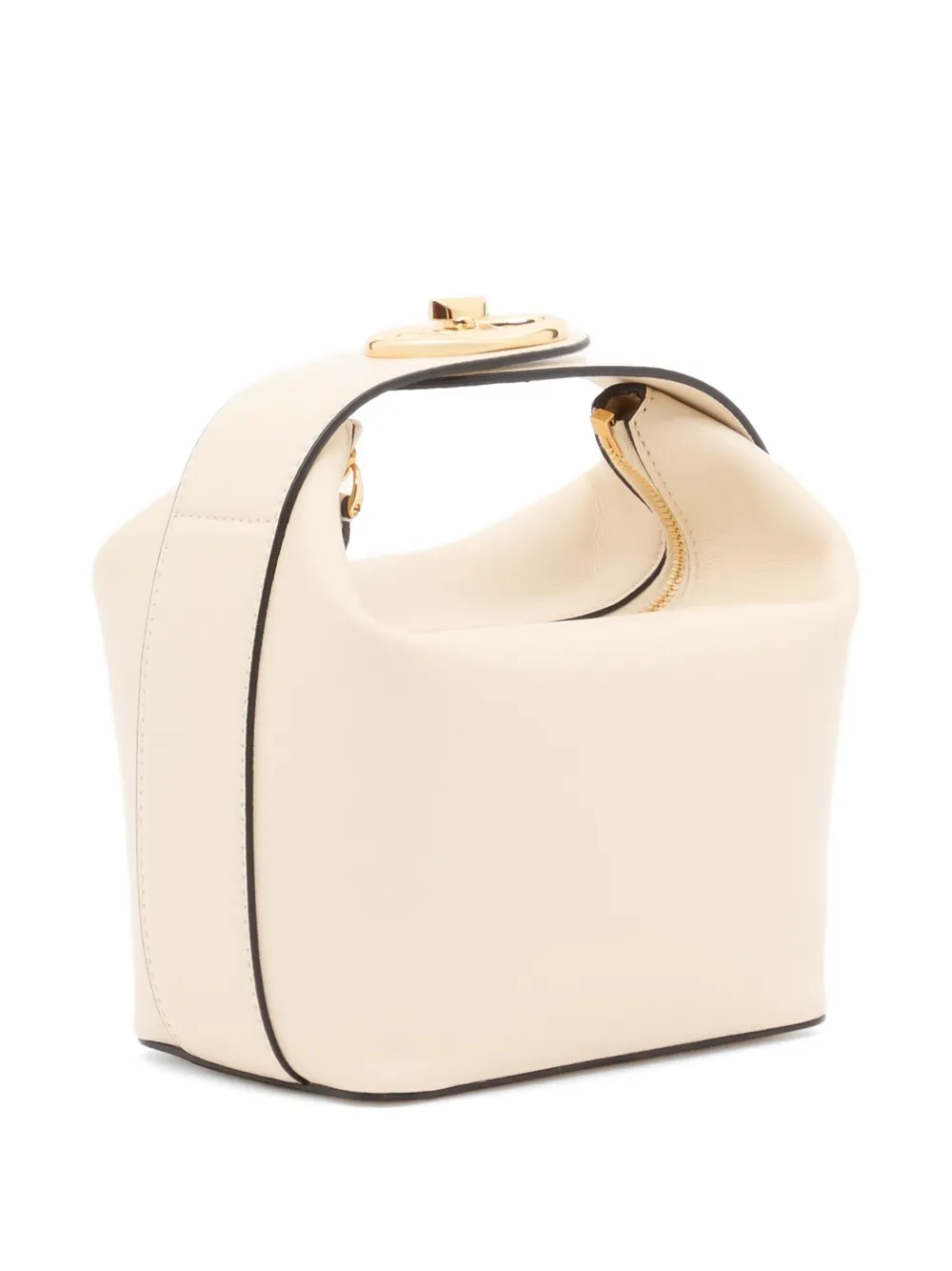 Valentino Garavani VLogo The Bold Edition nappa leren mini-handtas Beige