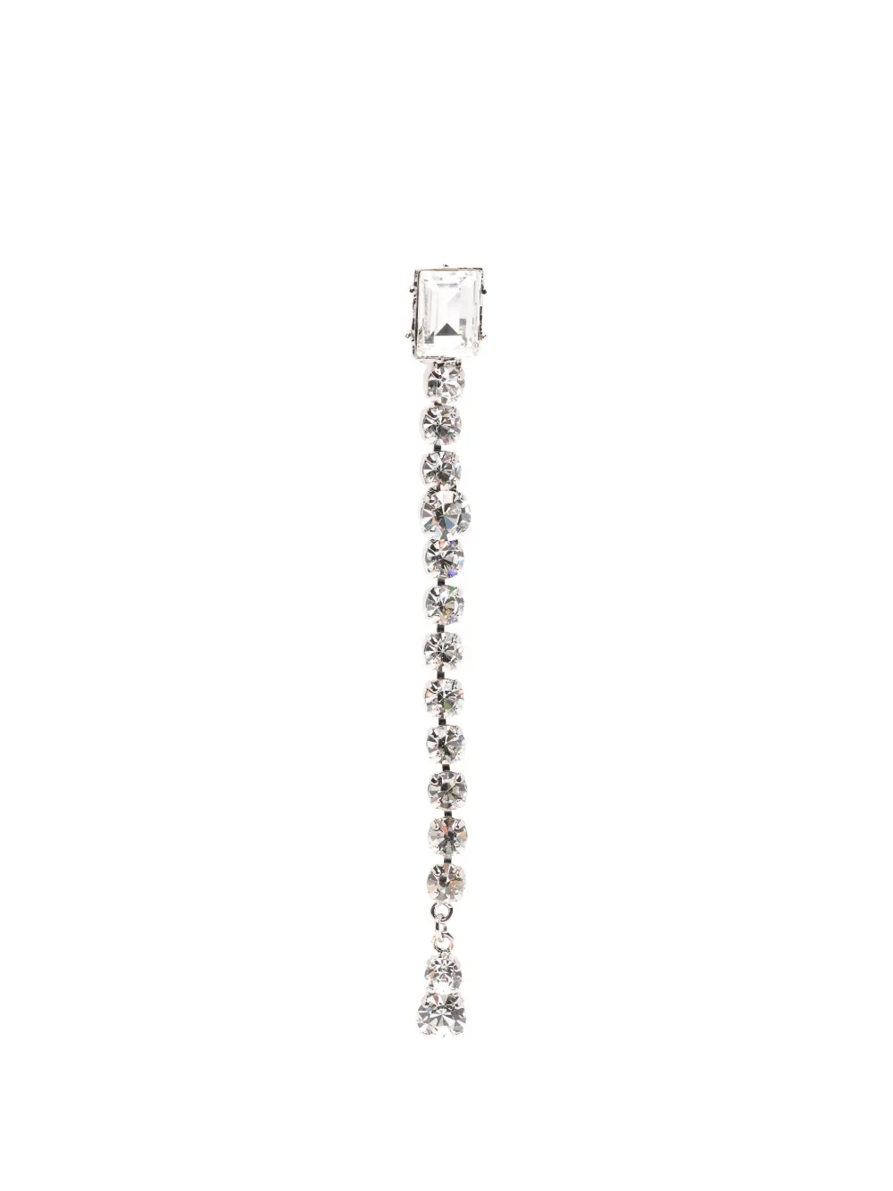 Alessandra Rich embellished earrings - Argento