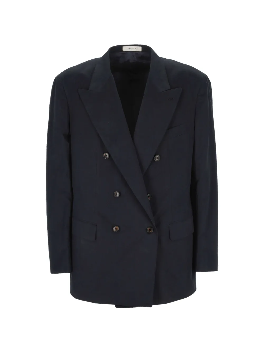 Umit Benan double-breasted peak-lapels jacket - Blu