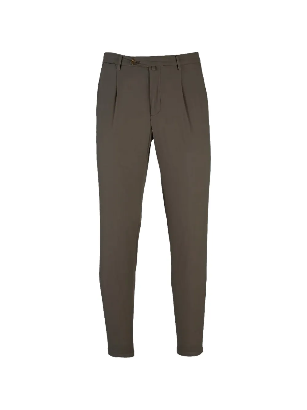 Briglia 1949 pleated-detail slim-fit trousers - Marrone