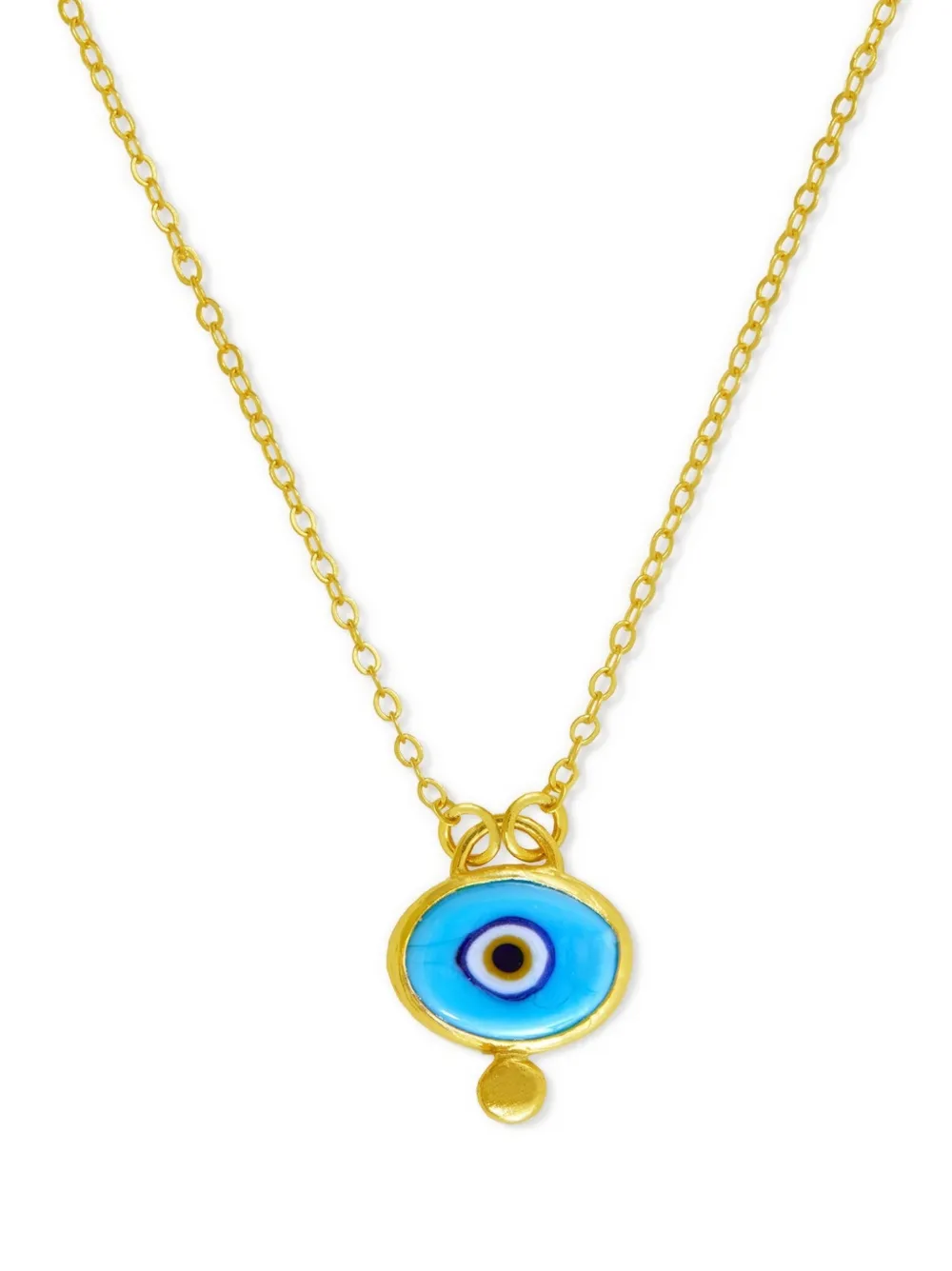 Ottoman Hands Alara Evil Eye pendant necklace - Oro