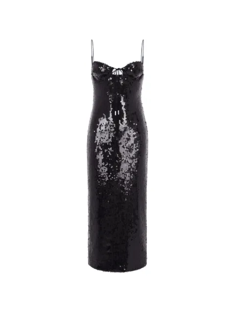 16Arlington vestido midi Che con lentejuelas