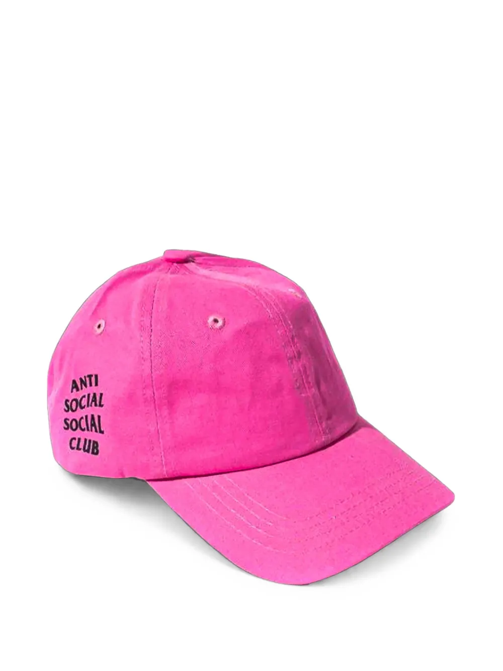 Anti Social Social Club Cappello da baseball con logo - Rosa