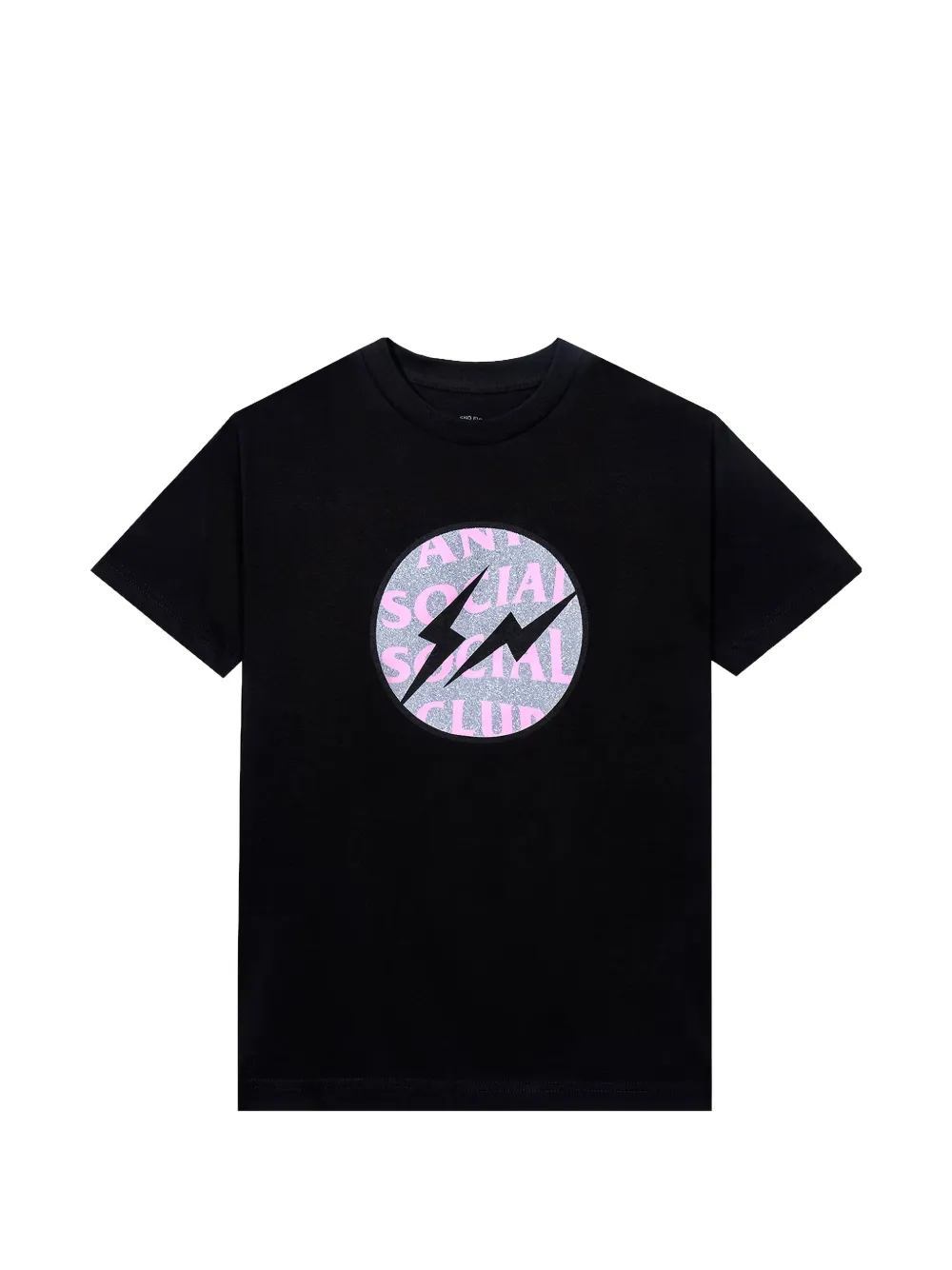 Anti Social Social Club T-shirt Fragment Called Interference - Nero