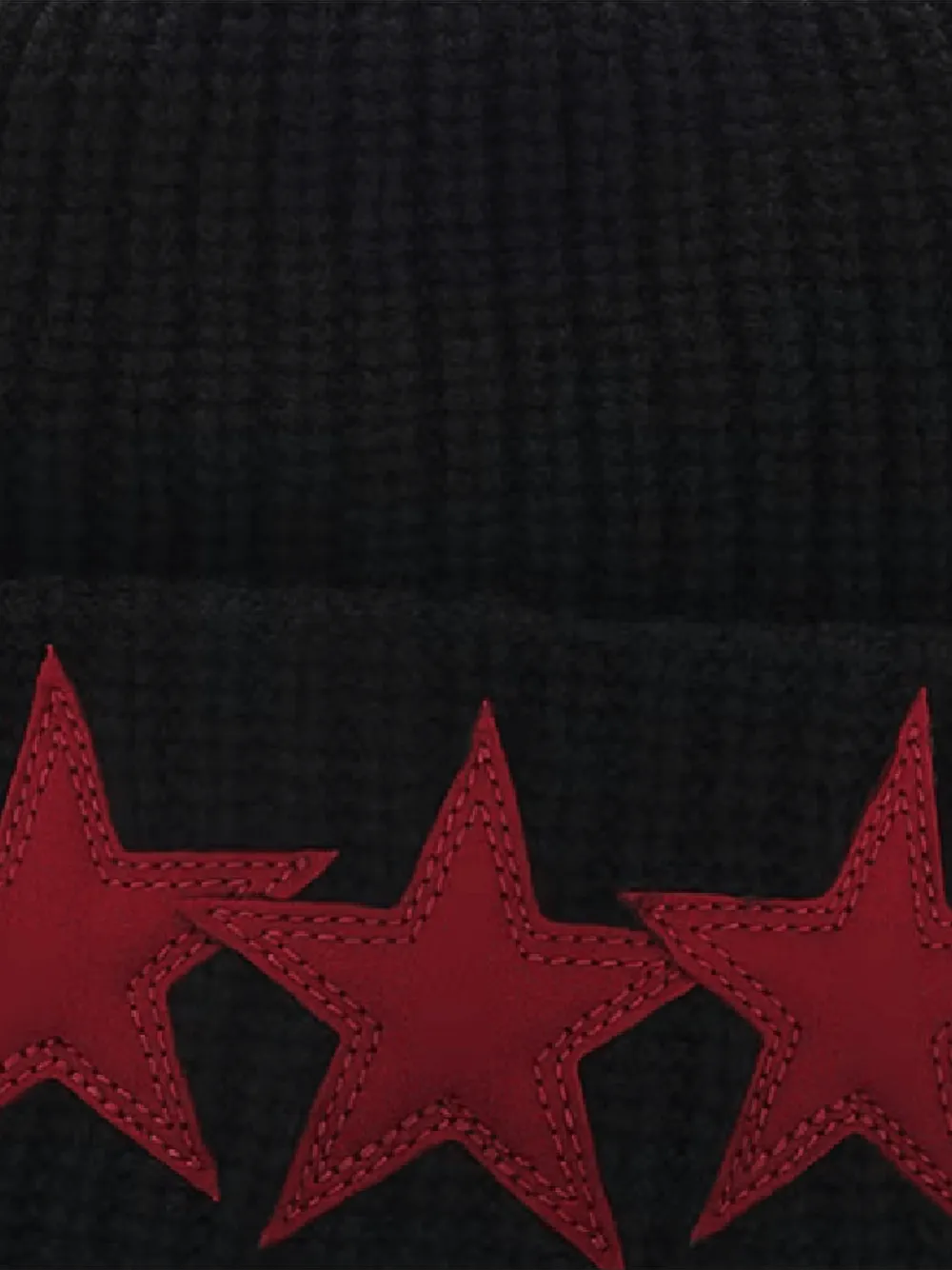 Chrome Hearts Sludge muts met sterpatch Zwart