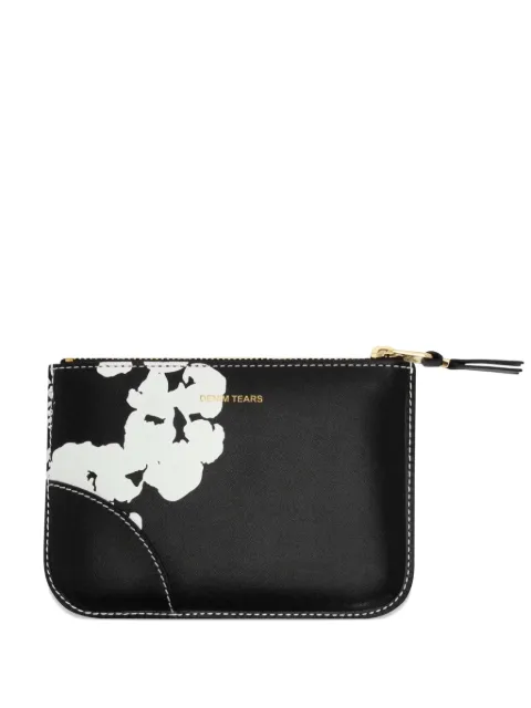 Denim Tears x Comme des Garçons leather zip wallet