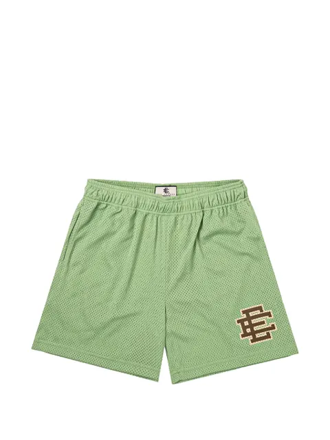 ERIC EMANUEL logo-print mesh shorts