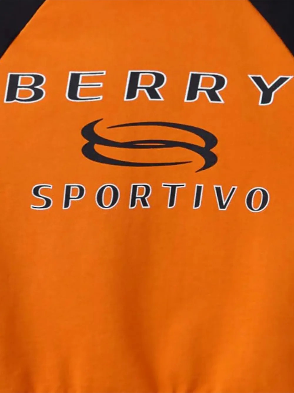 GV Gallery Sweater met sportieve print Oranje