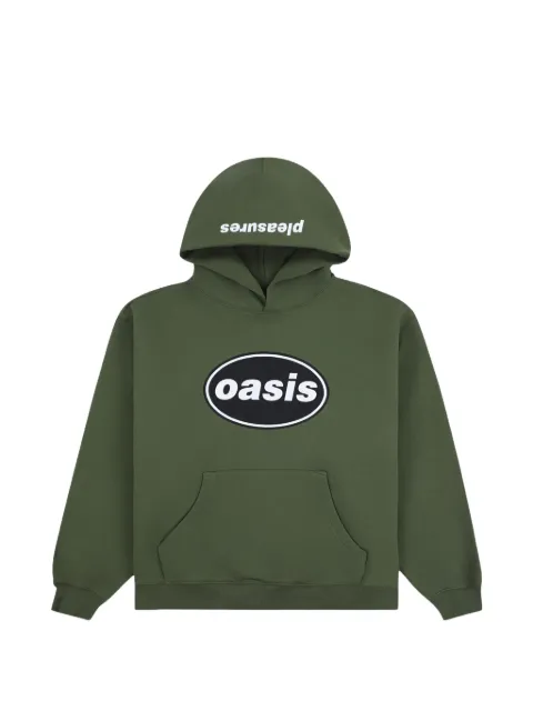 Pleasures Knebworth logo-print hoodie