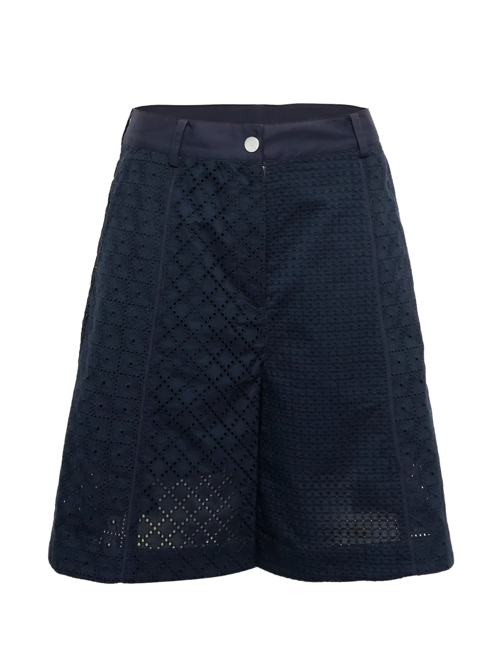3.1 Phillip Lim broderie-anglaise bermuda shorts - Blu