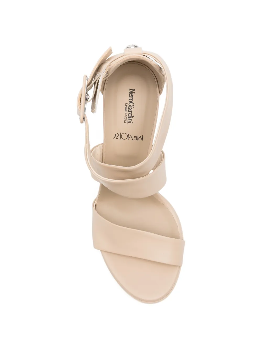 NERO GIARDINI buckle-fastening crossover-strap sandals Beige
