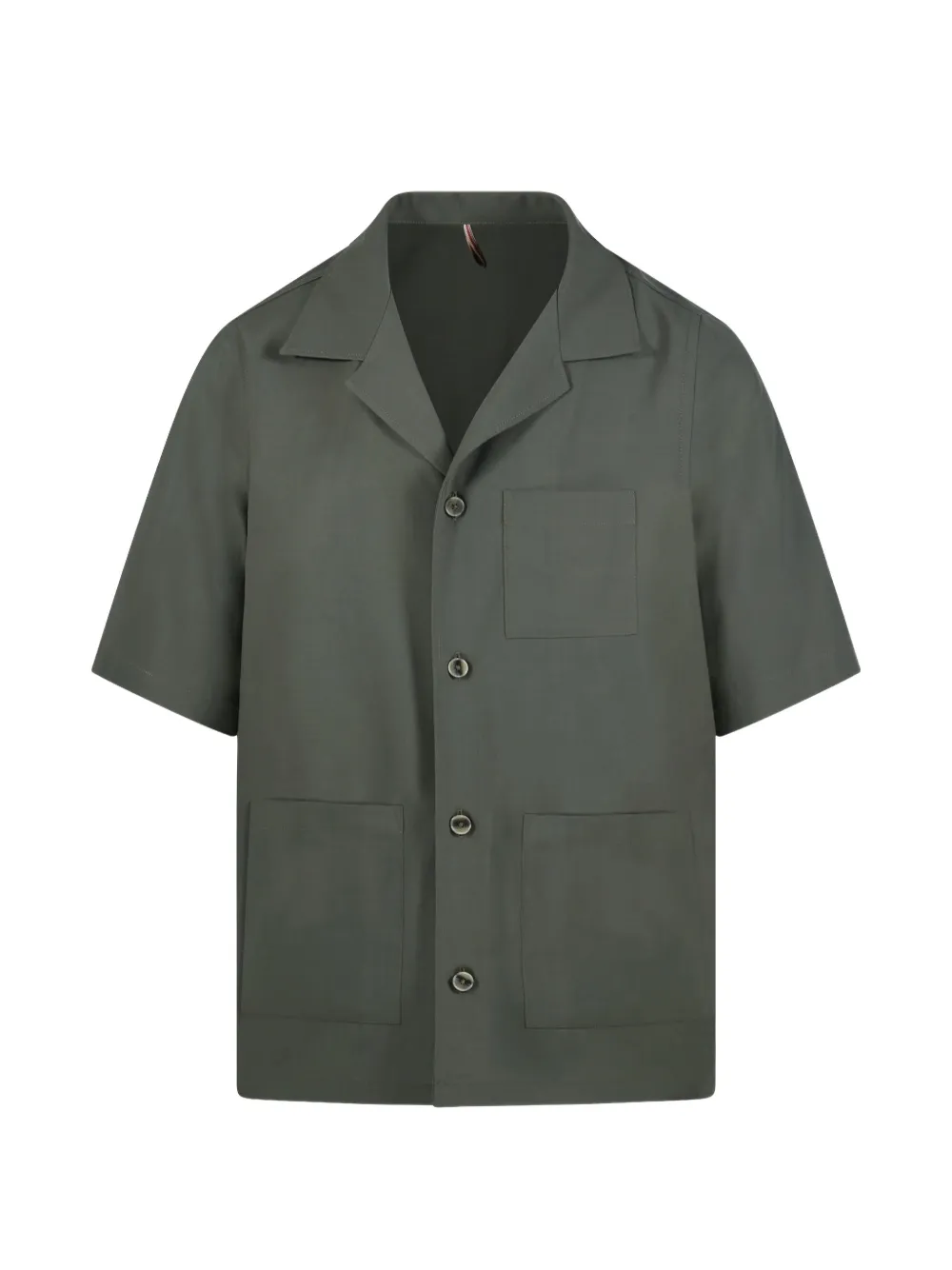 Santaniello 패치 포켓 반소매 셔츠 | 그린 | Image 1