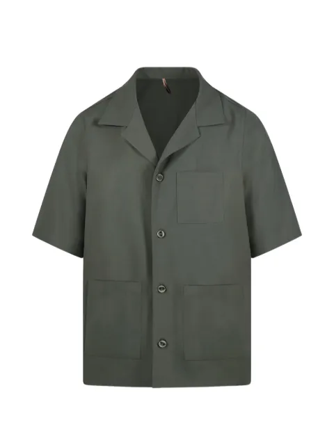 Santaniello patch-pocket short-sleeve shirt