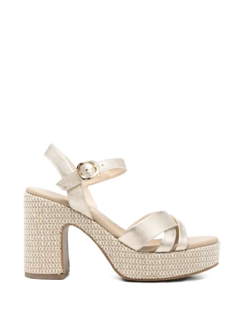 NERO GIARDINI crossover-strap sandals