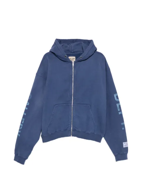 GALLERY DEPT. logo-print zip-fastening hoodie