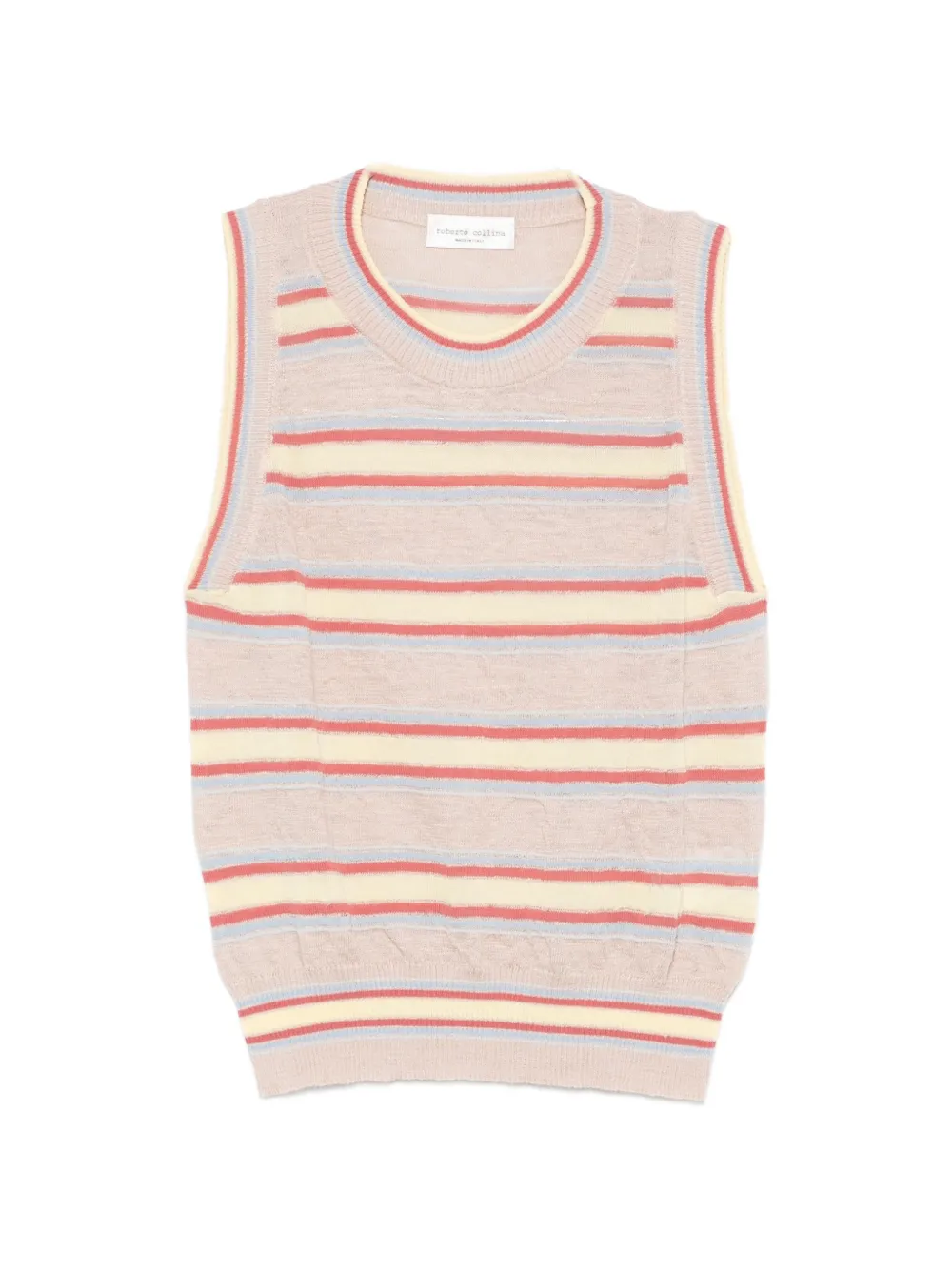 Roberto Collina striped tank top - Toni neutri