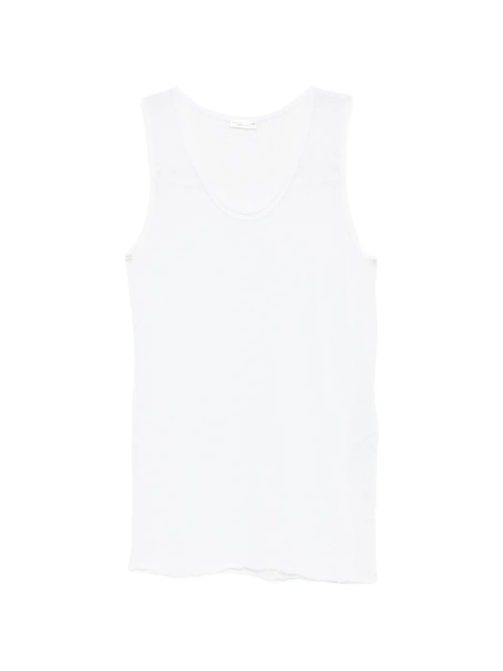 Roberto Collina knitted tank top - Bianco