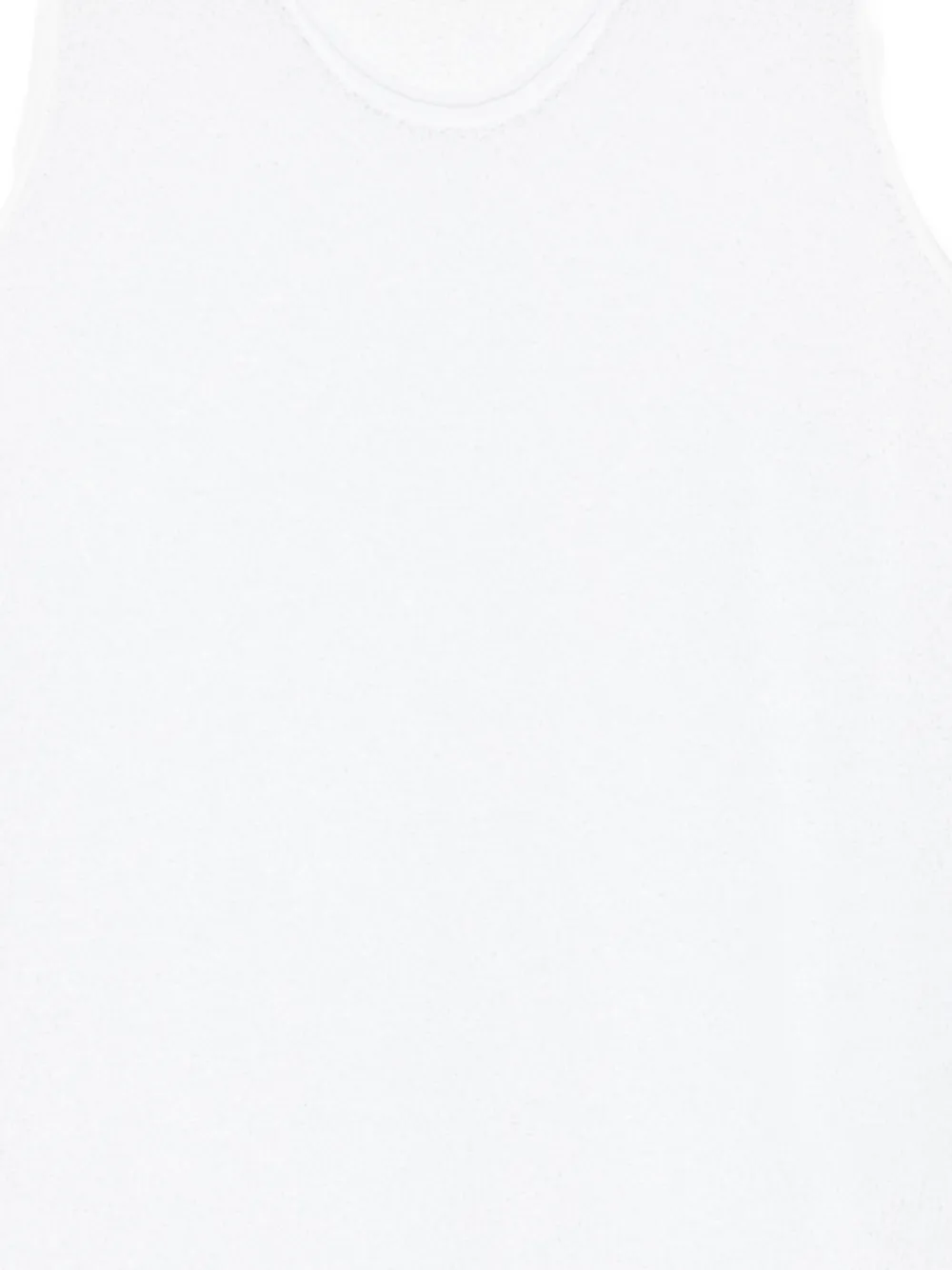 Roberto Collina Gebreide tanktop Wit
