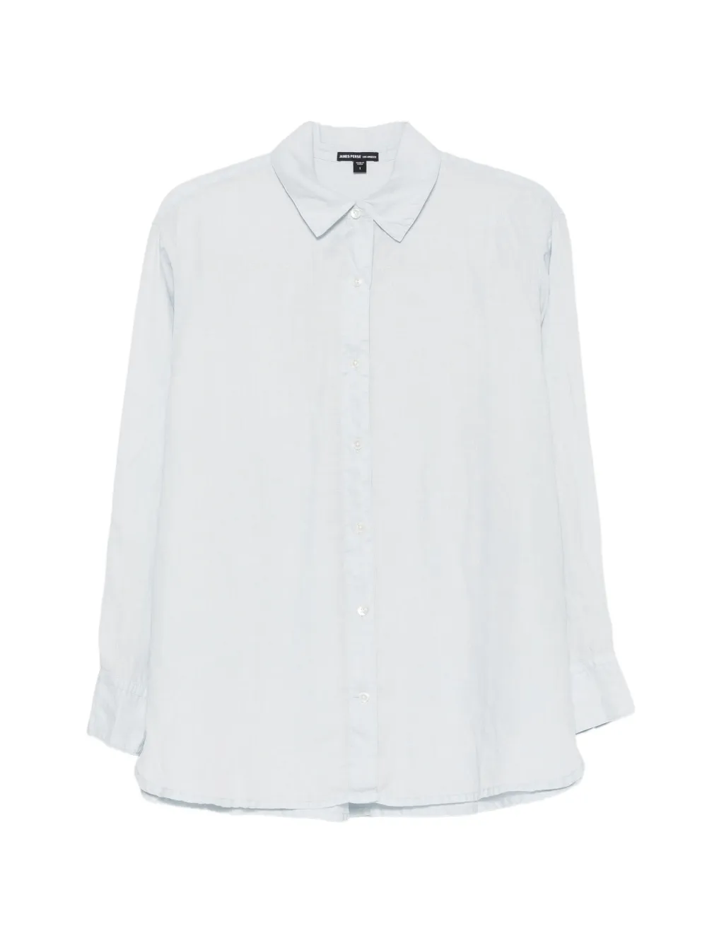 James Perse long-sleeve button-up shirt - Blau